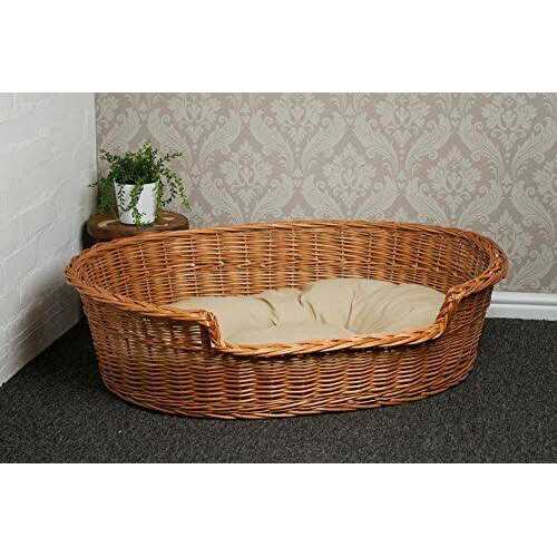Wicker Dog Bed Basket Z4270