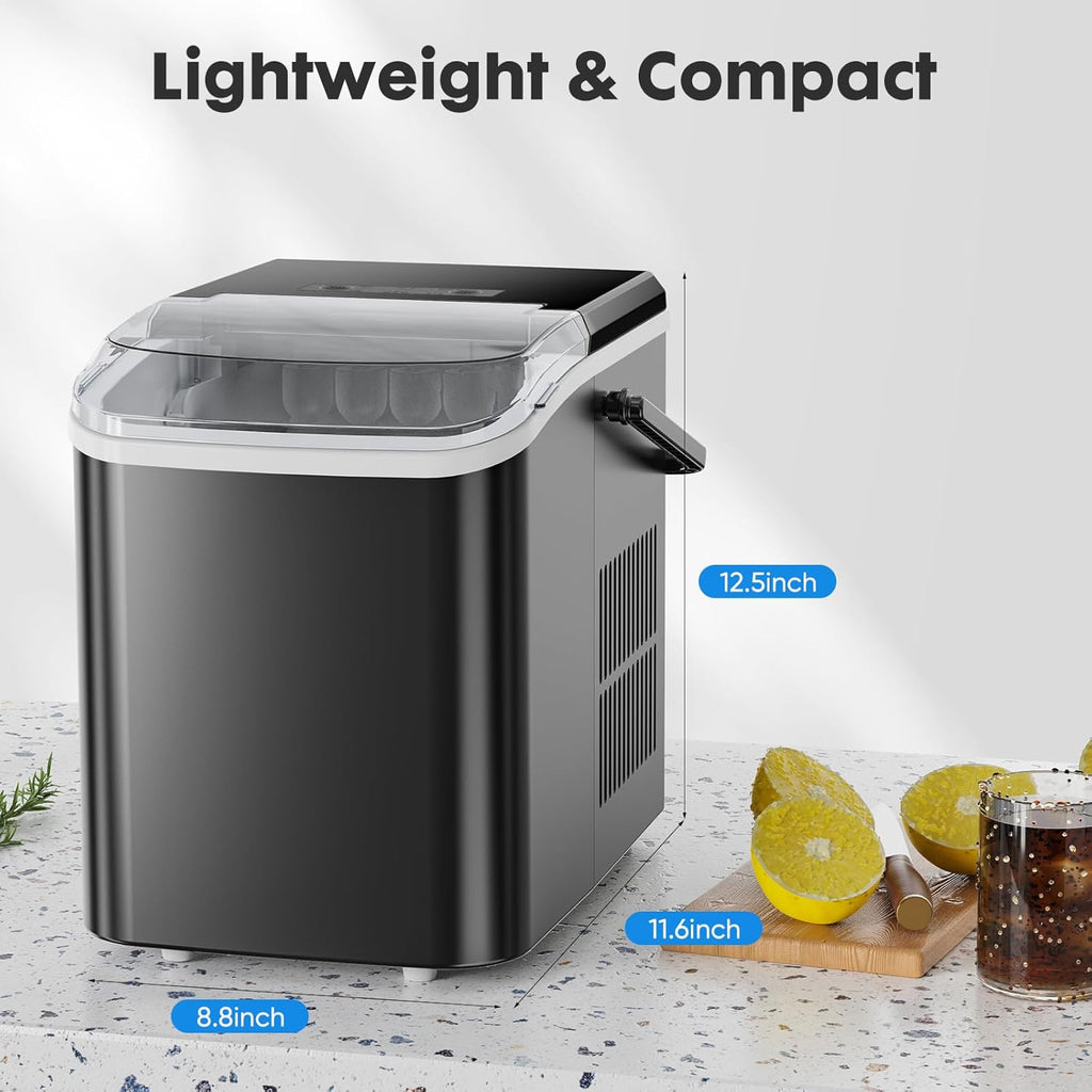 Black Countertop Ice Maker N877