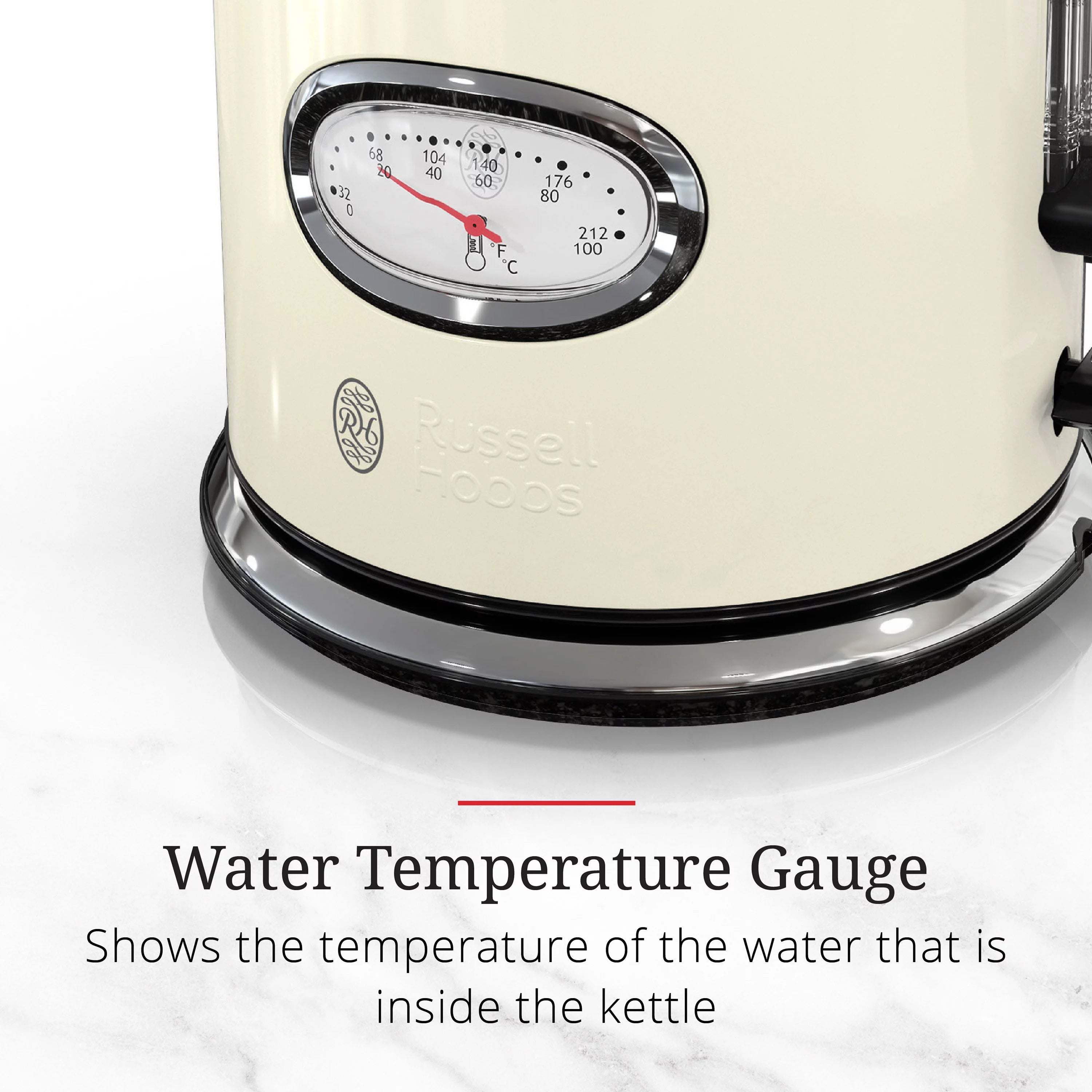 Cream 1.7L Electric Kettle K610