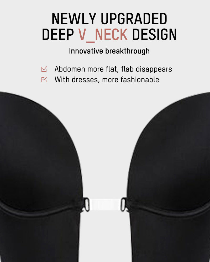 Strapless U Plunge Thong Bodysuit