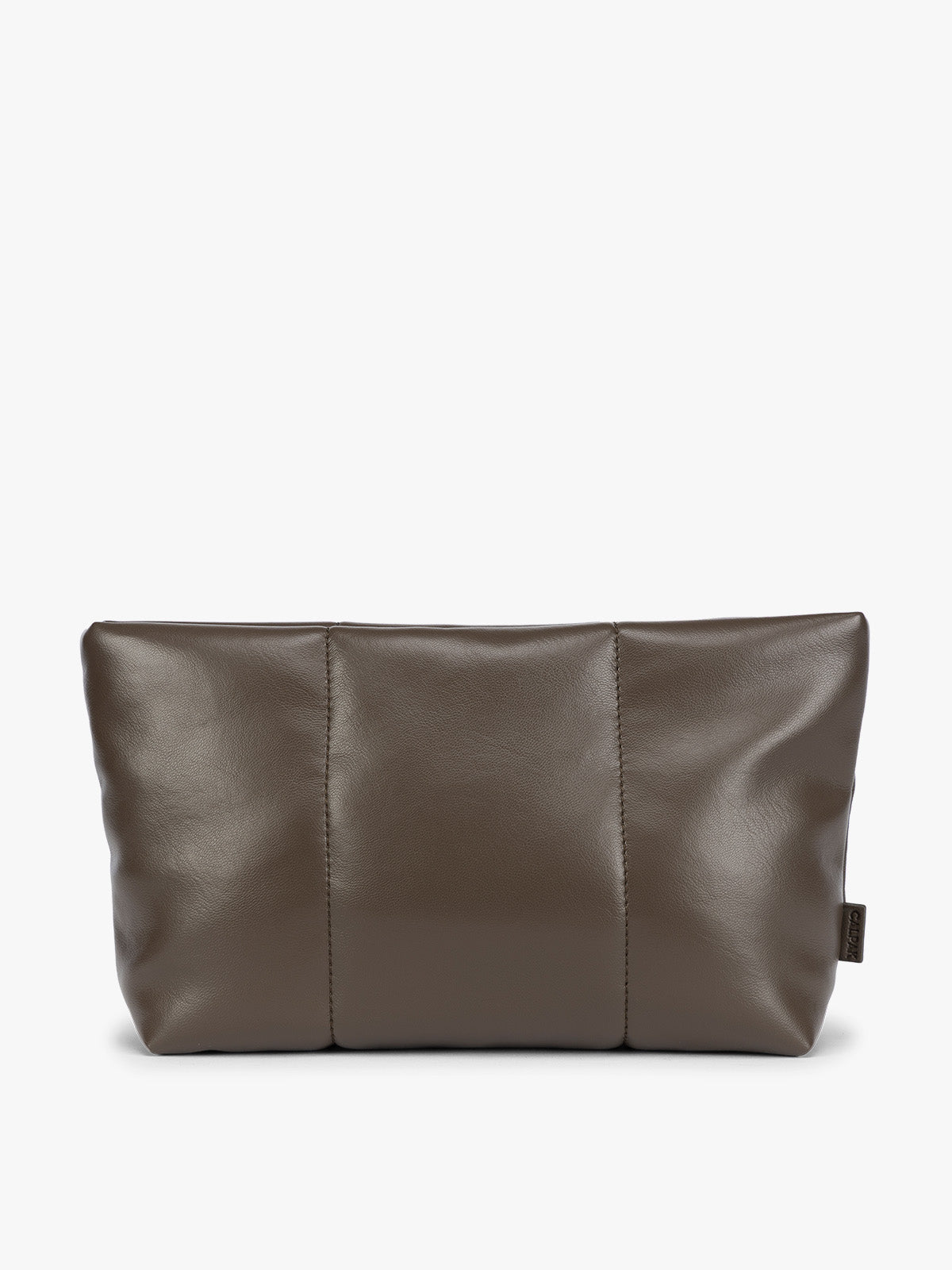 Luka 2 Quart Zip Pouch in Vegan Leather