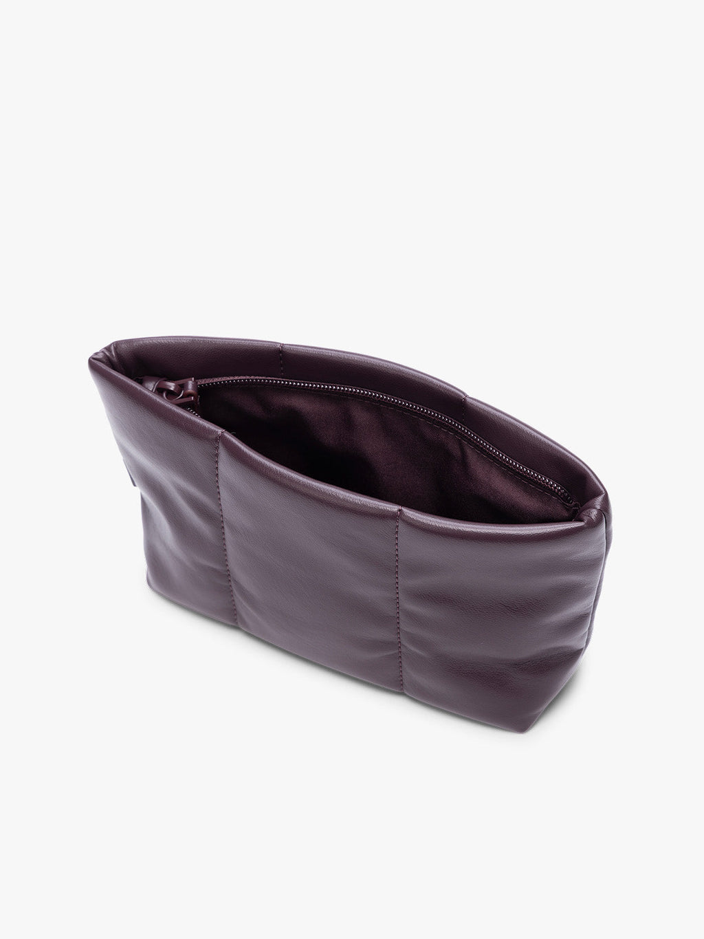 Luka 1 Quart Zip Pouch in Vegan Leather
