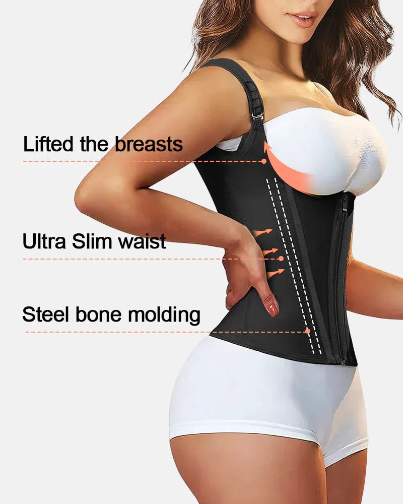 Double Waistband Corset Vest Waist Trainer